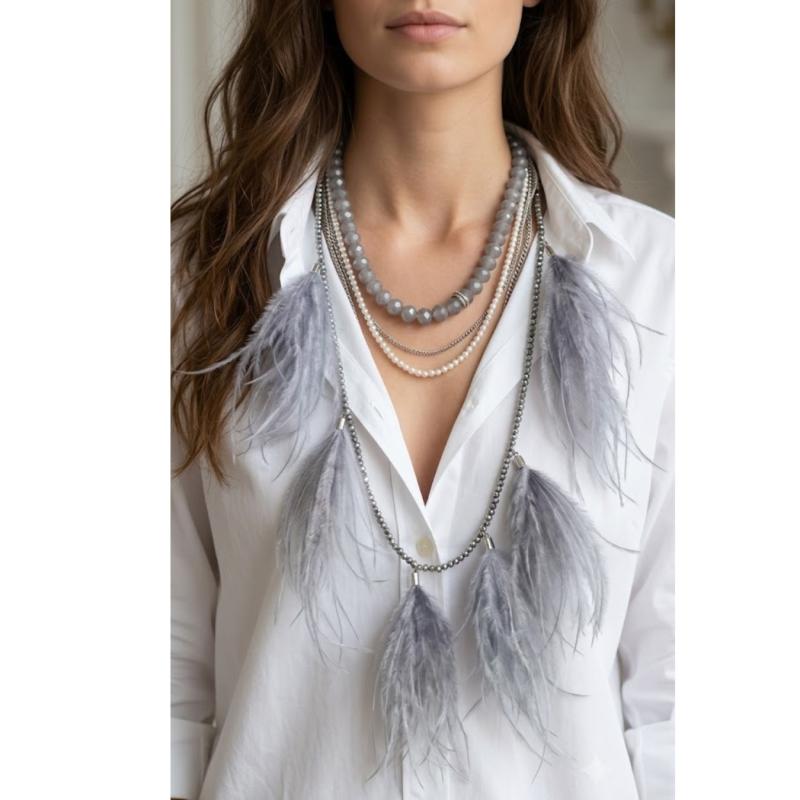 COLLAR  PLUMAS 