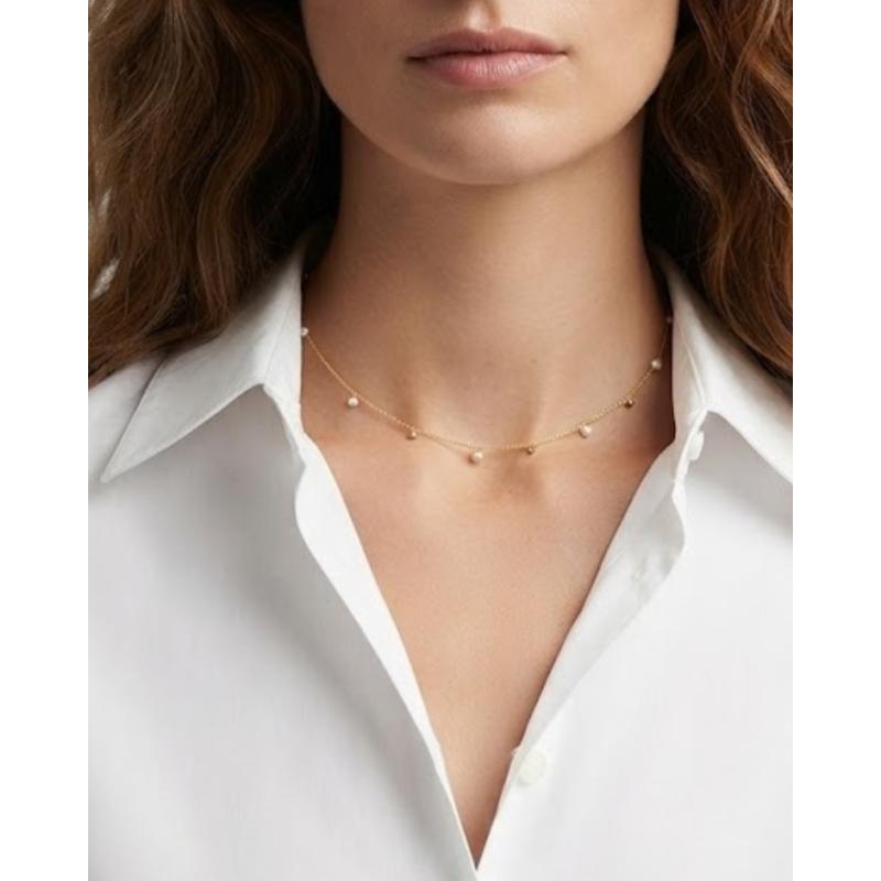 COLLAR ELEONORA PLATA CHAPADA