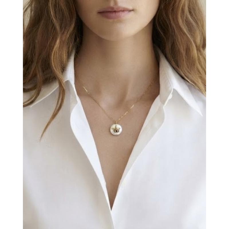 COLLAR ATHNAR PLATA CHAPADA