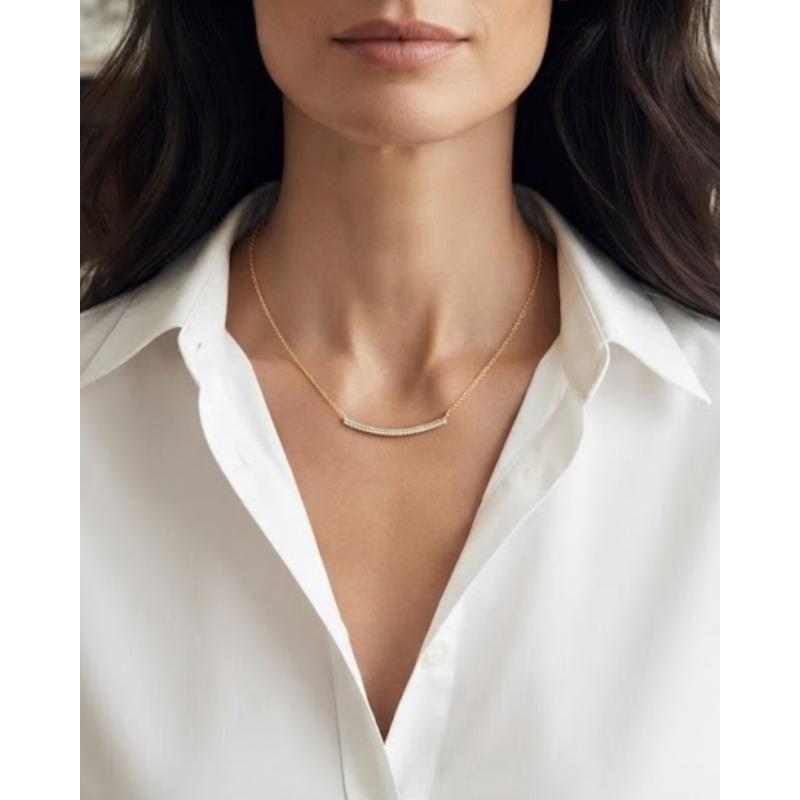 GARGANTILLA LUXURY. PLATA. SALVATORE