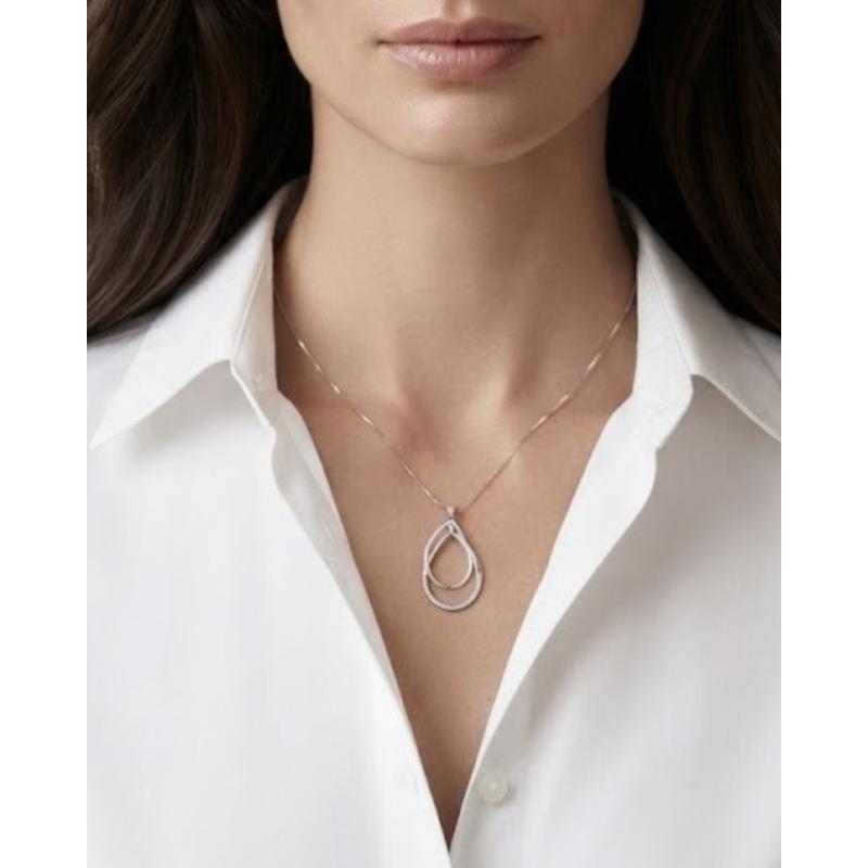 COLLAR LACRIMOSA PLATA