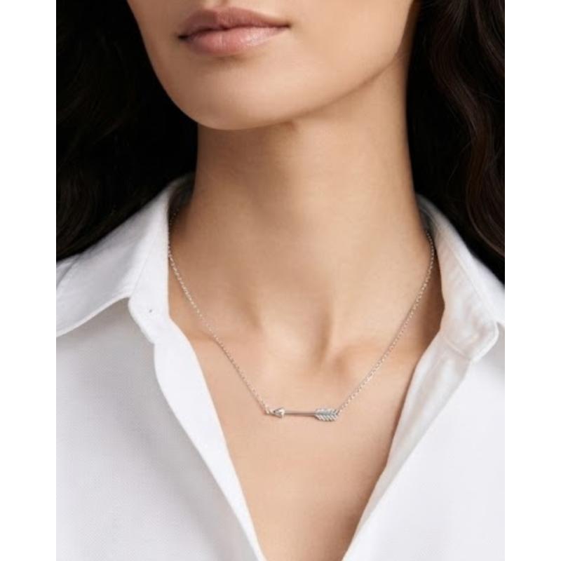 COLLAR FLECHA PLATA