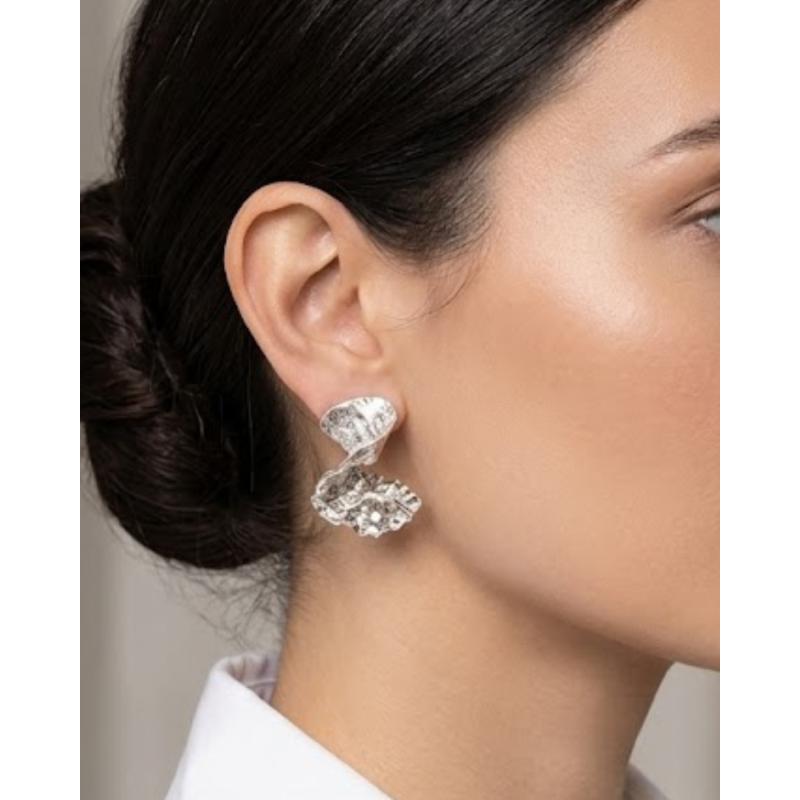 PENDIENTES TORBELLINO. Plata. VICTORIA CRUZ