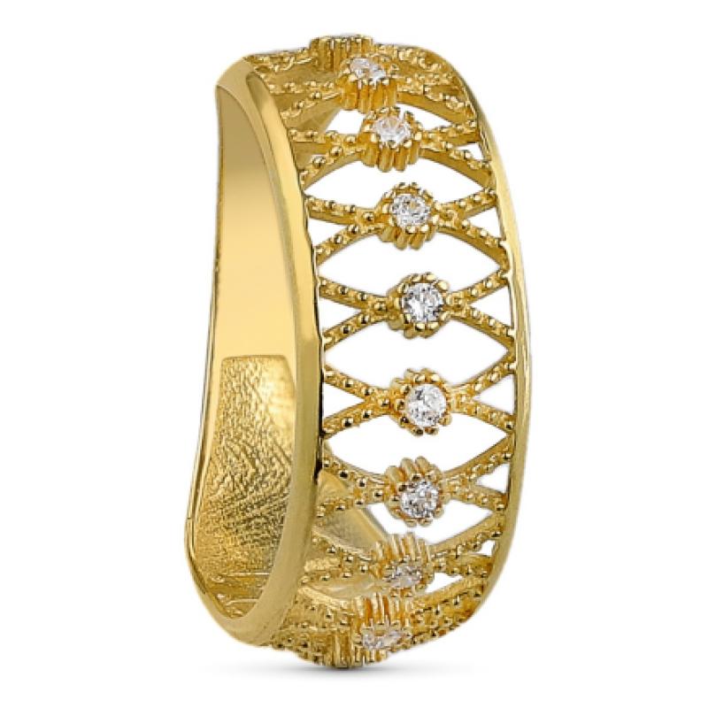 ANILLO MONIQUE. ORO 18K