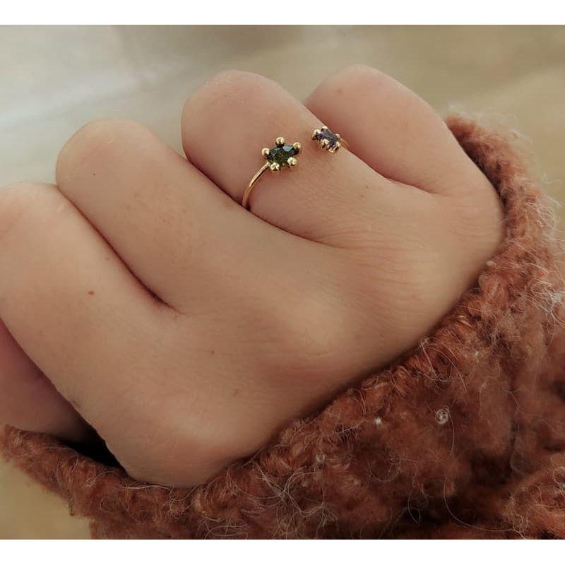 ANILLO ESTRELLA. ORO 18K