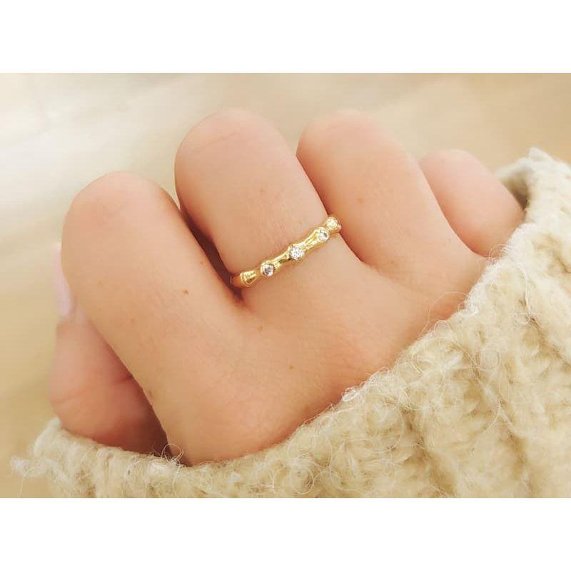 ANILLO BAMBÚ ORO 18k